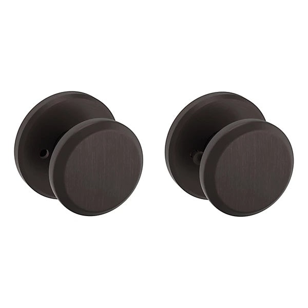 Baldwin Estate 5023 Privacy Knob with R016 Rose in Venetian Bronze finish