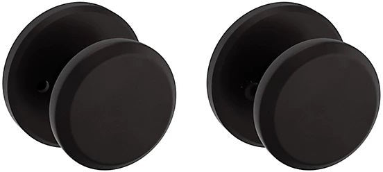 Baldwin Estate 5023 Privacy Knob with R016 Rosette in Oil Rubbed Bronze finish