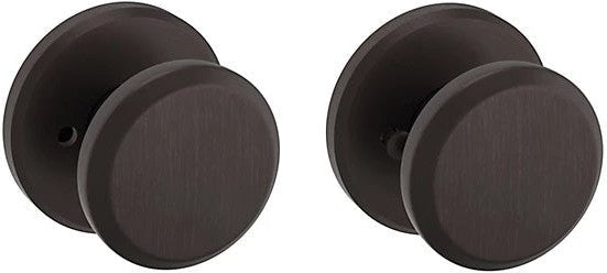 Baldwin Estate 5023 Privacy Knob with R016 Rosette in Venetian Bronze finish