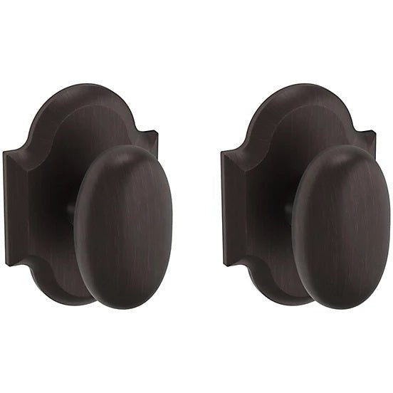 Baldwin Estate 5024 Full Dummy Knob with R030 Rosette in Venetian Bronze finish