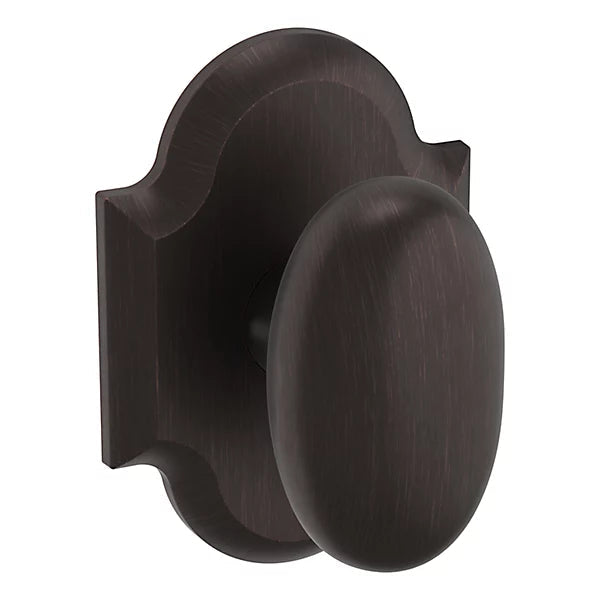 Baldwin Estate 5024 Half Dummy Knob with R030 Rose in Venetian Bronze finish