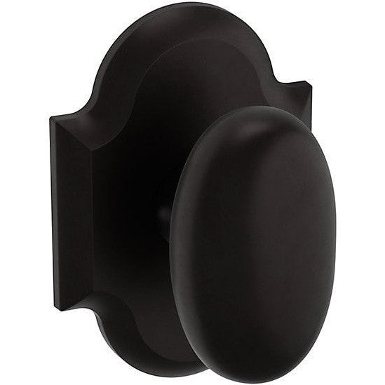 Baldwin Estate 5024 Half Dummy Knob with R030 Rosette in Oil Rubbed Bronze finish