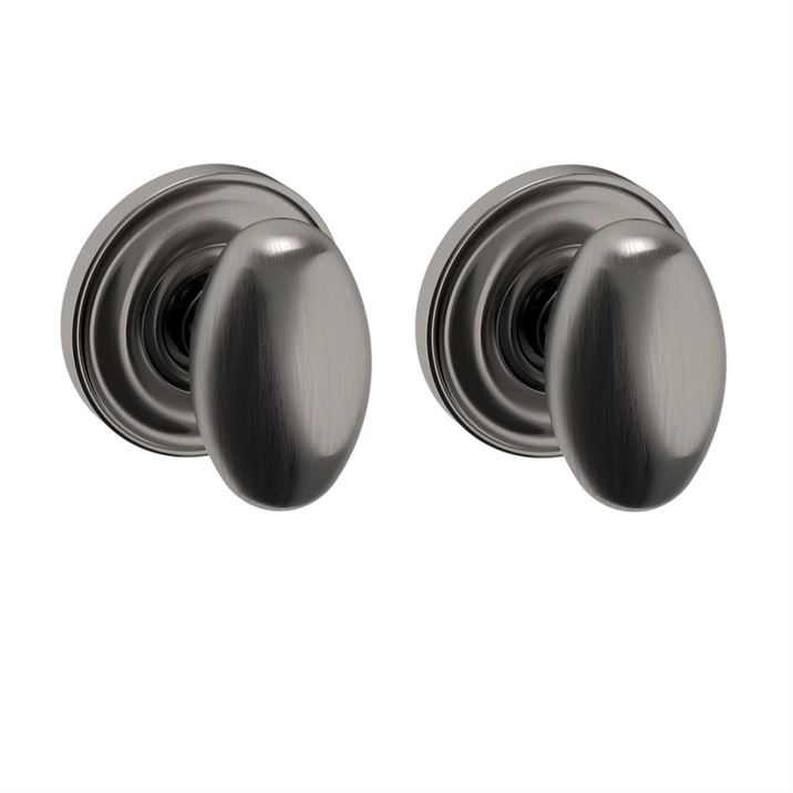 Baldwin Estate 5025 Full Dummy Knob with 5048 Rose in Graphite Nickel finish