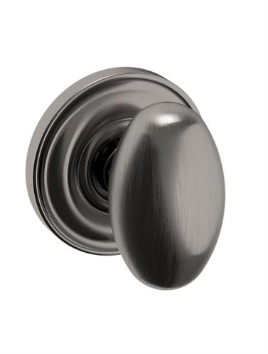 Baldwin Estate 5025 Half Dummy Knob with 5048 Rose in Graphite Nickel finish