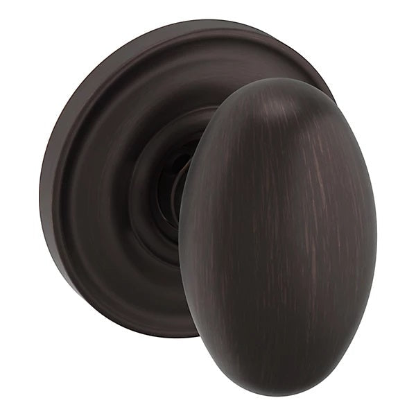 Baldwin Estate 5025 Half Dummy Knob with 5048 Rose in Venetian Bronze finish