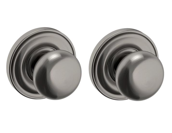 Baldwin Estate 5030 Full Dummy Knob with 5048 Rose in Graphite Nickel finish