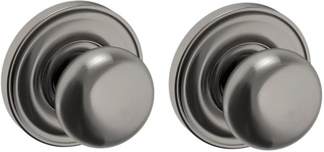 Baldwin Estate 5030 Full Dummy Knob with 5048 Rosette in Graphite Nickel finish