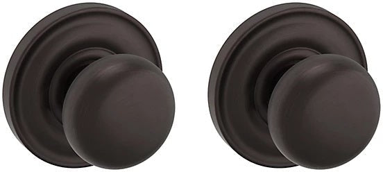 Baldwin Estate 5030 Full Dummy Knob with 5048 Rosette in Venetian Bronze finish