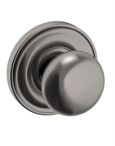 Baldwin Estate 5030 Half Dummy Knob with 5048 Rose in Graphite Nickel finish