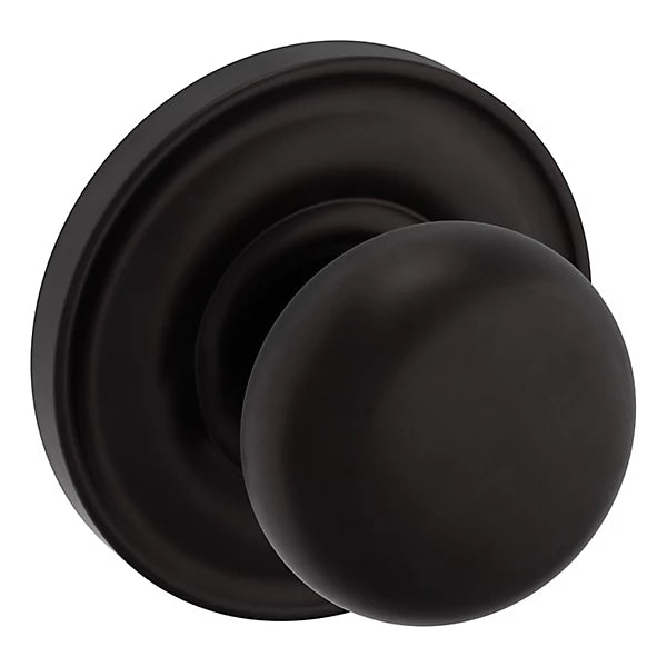 Baldwin Estate 5030 Half Dummy Knob with 5048 Rose in Oil Rubbed Bronze finish