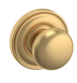 Baldwin Estate 5030 Half Dummy Knob with 5048 Rose in Vintage Brass finish