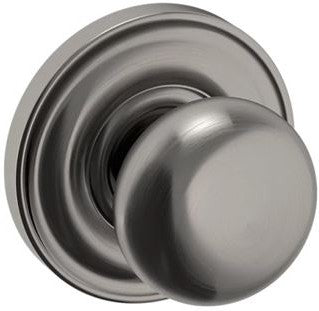 Baldwin Estate 5030 Half Dummy Knob with 5048 Rosette in Graphite Nickel finish