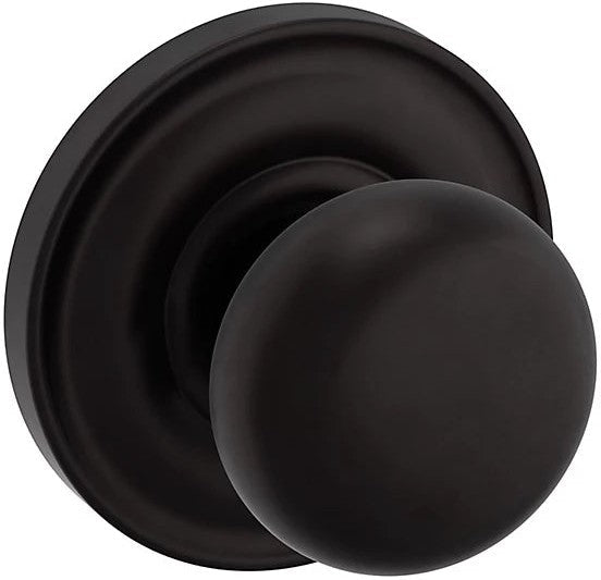 Baldwin Estate 5030 Half Dummy Knob with 5048 Rosette in Oil Rubbed Bronze finish