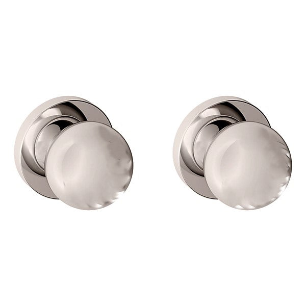 Baldwin Estate 5041 Full Dummy Knob with 5046 Rose in Lifetime Polished Nickel finish