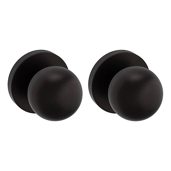 Baldwin Estate 5041 Full Dummy Knob with 5046 Rose in Oil Rubbed Bronze finish