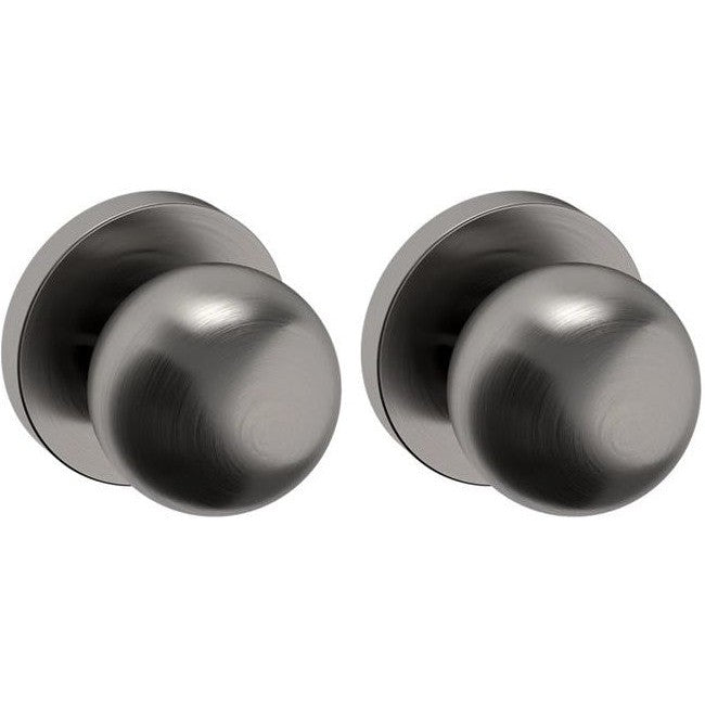 Baldwin Estate 5041 Full Dummy Knob with 5046 Rosette in Graphite Nickel finish