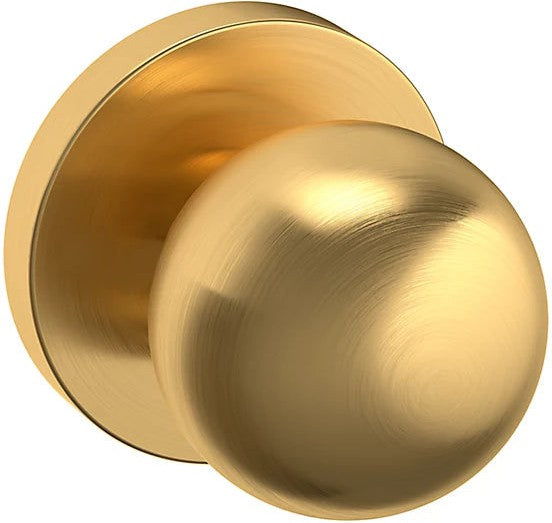 Baldwin Estate 5041 Half Dummy Knob with 5046 Rosette in Lifetime Satin Brass finish