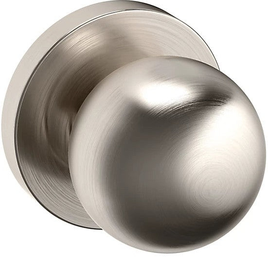 Baldwin Estate 5041 Half Dummy Knob with 5046 Rosette in Lifetime Satin Nickel finish