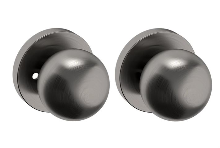 Baldwin Estate 5041 Privacy Knob with 5046 Rose in Graphite Nickel finish