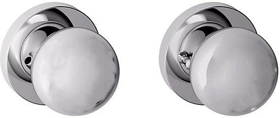 Baldwin Estate 5041 Privacy Knob with 5046 Rosette in Polished Chrome finish