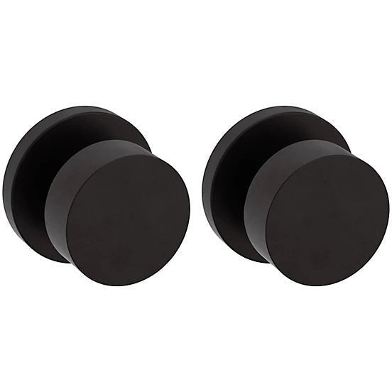 Baldwin Estate 5055 Full Dummy Knob with 5046 Rosette in Oil Rubbed Bronze finish