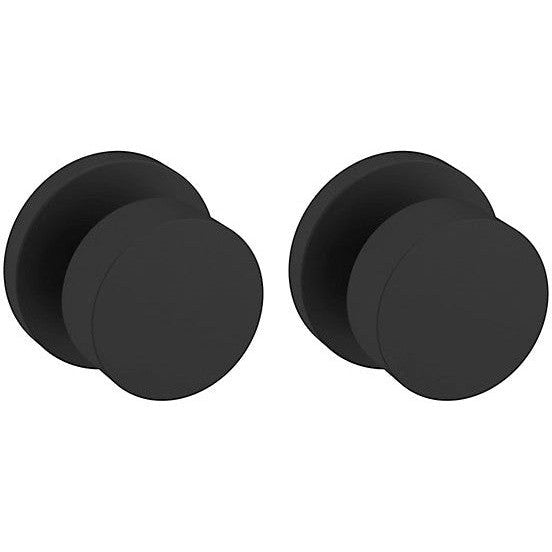 Baldwin Estate 5055 Full Dummy Knob with 5046 Rosette in Satin Black finish