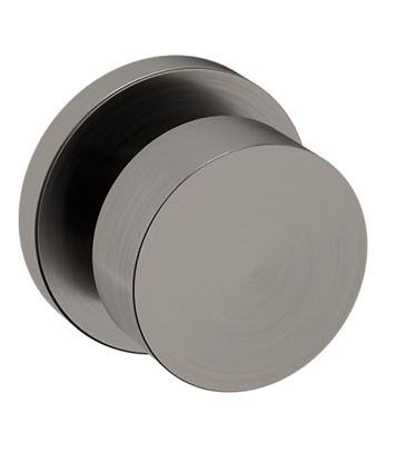 Baldwin Estate 5055 Half Dummy Knob with 5046 Rose in Graphite Nickel finish