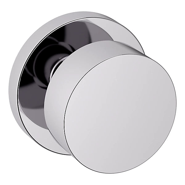 Baldwin Estate 5055 Half Dummy Knob with 5046 Rose in Polished Chrome finish