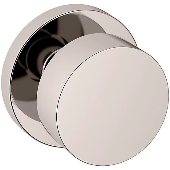 Baldwin Estate 5055 Half Dummy Knob with 5046 Rosette in Lifetime Polished Nickel finish