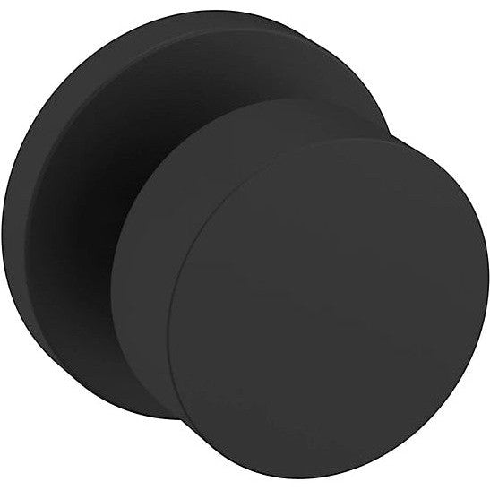 Baldwin Estate 5055 Half Dummy Knob with 5046 Rosette in Satin Black finish