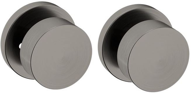 Baldwin Estate 5055 Privacy Knob with 5046 Rosette in Graphite Nickel finish