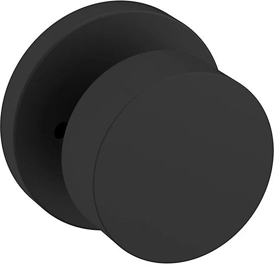 Baldwin Estate 5055 Privacy Knob with 5046 Rosette in Satin Black finish