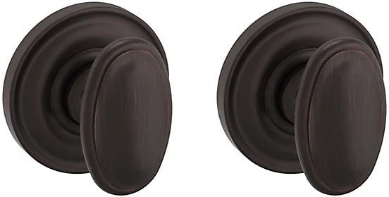 Baldwin Estate 5057 Full Dummy Knob with 5048 Rosette in Venetian Bronze finish