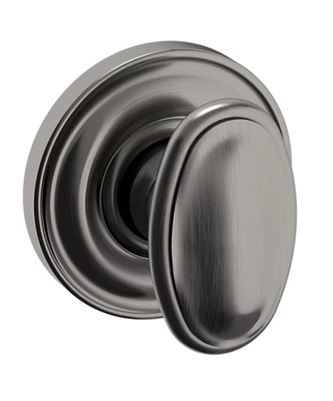 Baldwin Estate 5057 Half Dummy Knob with 5048 Rose in Graphite Nickel finish