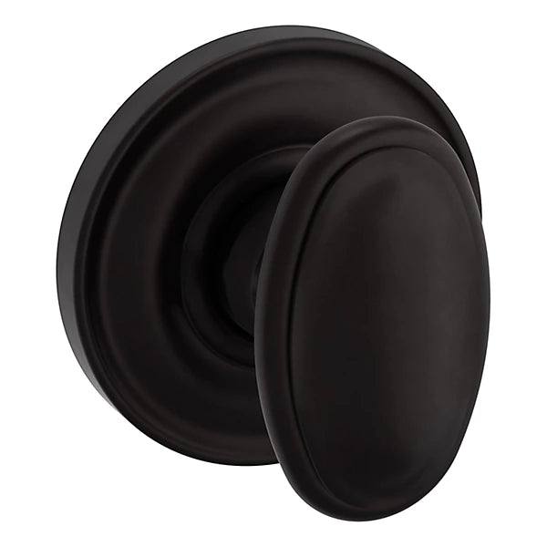 Baldwin Estate 5057 Half Dummy Knob with 5048 Rose in Oil Rubbed Bronze finish