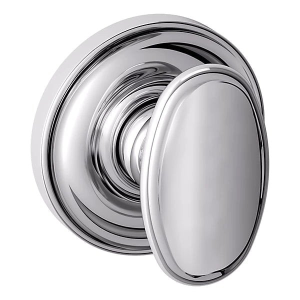 Baldwin Estate 5057 Half Dummy Knob with 5048 Rose in Polished Chrome finish