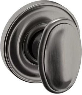 Baldwin Estate 5057 Half Dummy Knob with 5048 Rosette in Graphite Nickel finish