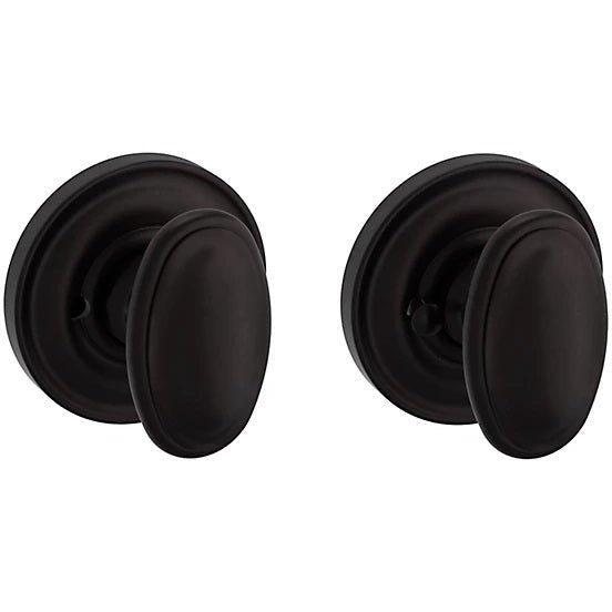 Baldwin Estate 5057 Privacy Knob with 5048 Rosette in Oil Rubbed Bronze finish