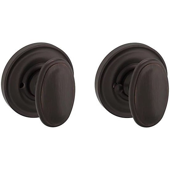 Baldwin Estate 5057 Privacy Knob with 5048 Rosette in Venetian Bronze finish