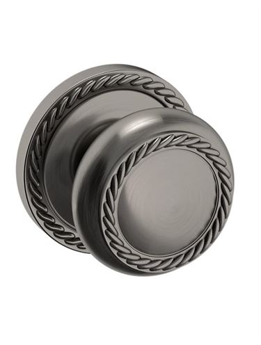 Baldwin Estate 5064 Half Dummy Knob with 5004 Rose in Graphite Nickel finish