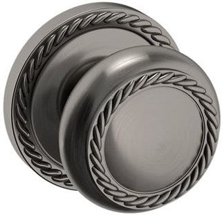 Baldwin Estate 5064 Half Dummy Knob with 5004 Rosette in Graphite Nickel finish