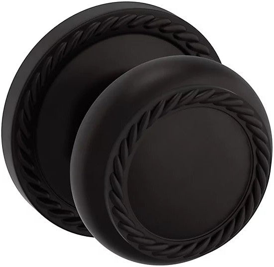 Baldwin Estate 5064 Half Dummy Knob with 5004 Rosette in Oil Rubbed Bronze finish