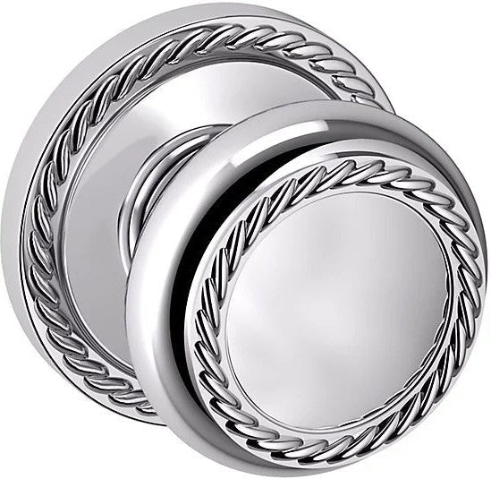 Baldwin Estate 5064 Half Dummy Knob with 5004 Rosette in Polished Chrome finish