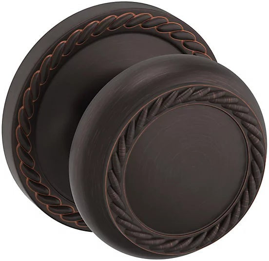 Baldwin Estate 5064 Half Dummy Knob with 5004 Rosette in Venetian Bronze finish