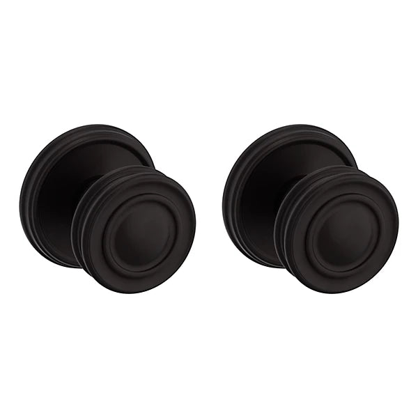 Baldwin Estate 5066 Full Dummy Knob with 5078 Rose in Oil Rubbed Bronze finish