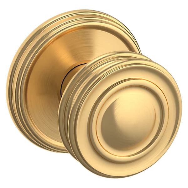 Baldwin Estate 5066 Half Dummy Knob with 5078 Rose in Lifetime Satin Brass finish