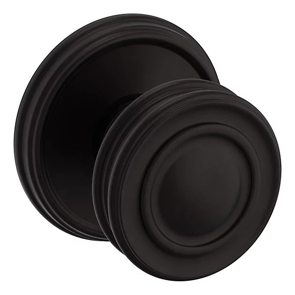 Baldwin Estate 5066 Half Dummy Knob with 5078 Rose in Oil Rubbed Bronze finish