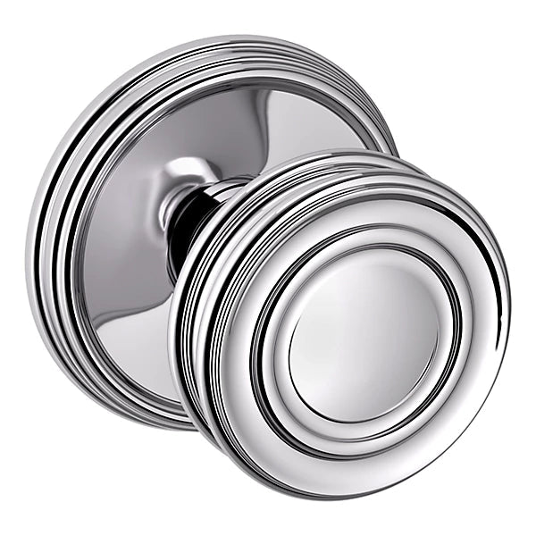 Baldwin Estate 5066 Half Dummy Knob with 5078 Rose in Polished Chrome finish