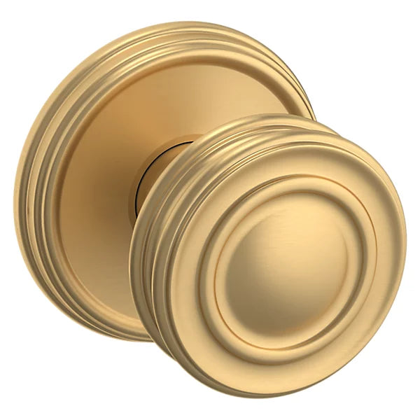 Baldwin Estate 5066 Half Dummy Knob with 5078 Rose in Vintage Brass finish