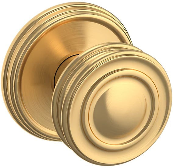 Baldwin Estate 5066 Half Dummy Knob with 5078 Rosette in Lifetime Satin Brass finish